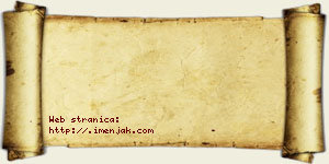 Tijana Tanasković vizit kartica